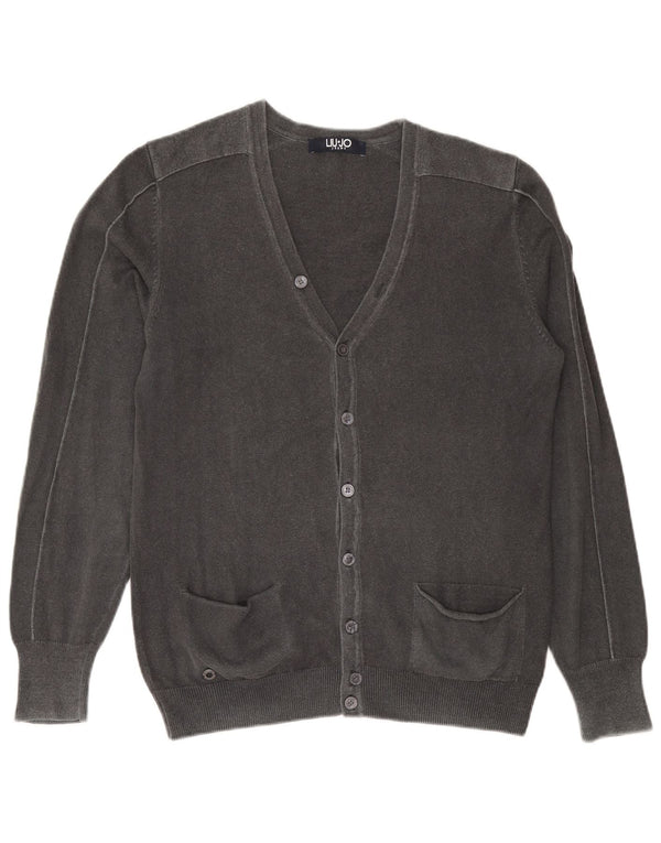 Maglione Cardigan Uomo Liu Jo XL Cotone Grigio