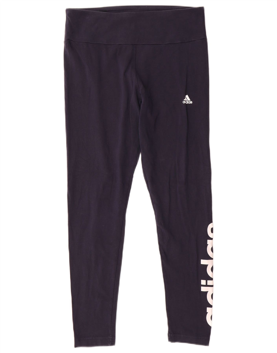 Leggings grafici Adidas da donna UK 16/18 grande blu navy