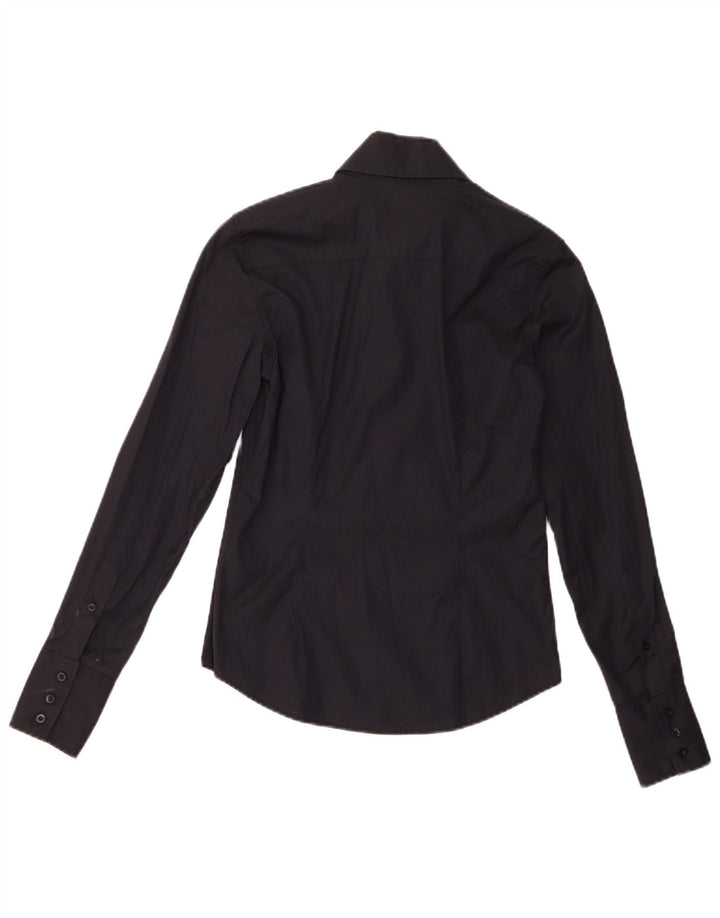 Camicia da donna Gant UK 8 Small in cotone blu navy