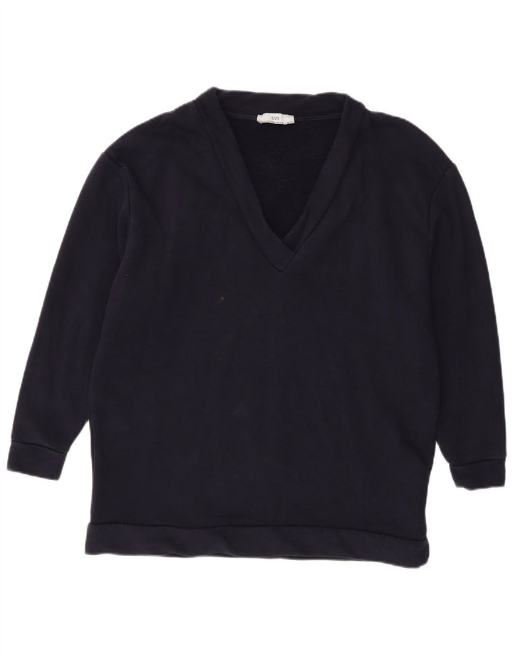 Felpa oversize da donna Zara UK 14 medio blu navy