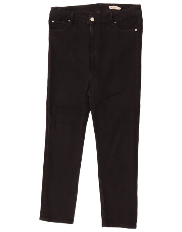Marks & Spencer Jeans dritti da donna The Sienna UK 16 Large W34 L29 Nero