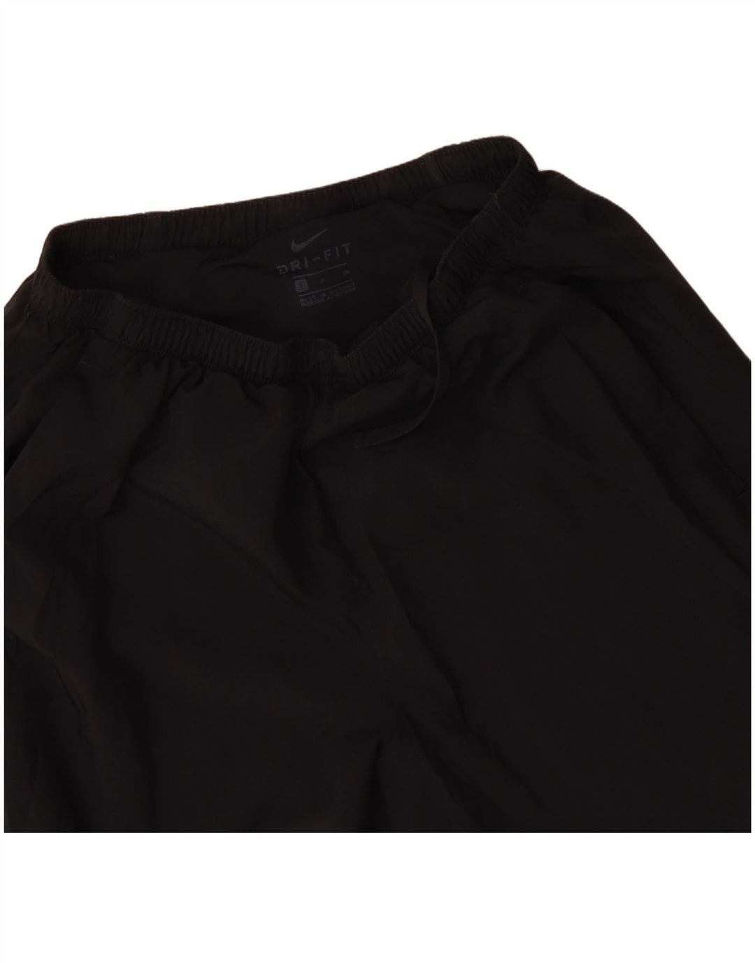 Pantaloncini sportivi NIKE da donna Dri Fit UK 8 piccoli in poliestere nero