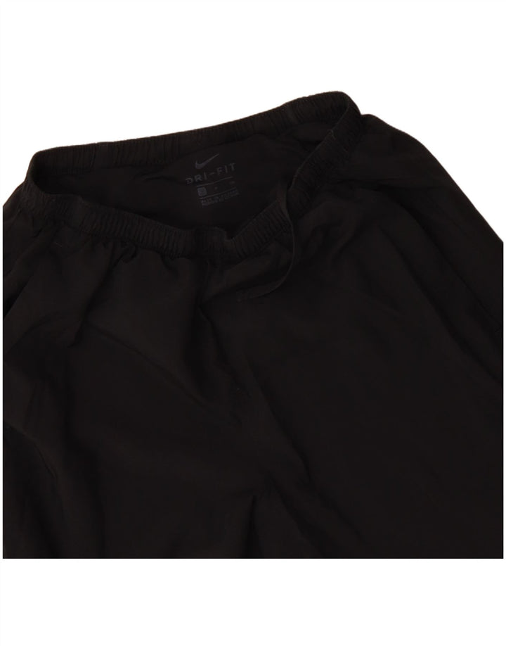 Pantaloncini sportivi NIKE da donna Dri Fit UK 8 piccoli in poliestere nero