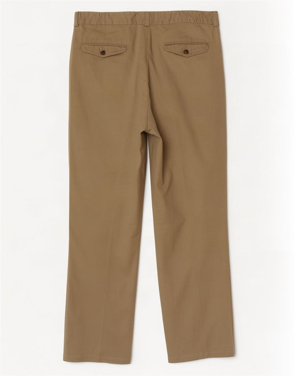 Pantaloni da abito con pegging da uomo Liberty W38 L31 Cotone beige