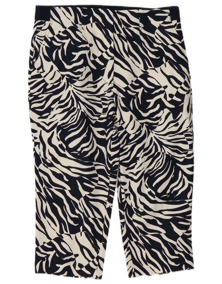Pantaloni Capri da donna Marks & Spencer UK 16 Large W36 L20 Neri