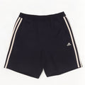 Pantaloncini sportivi da uomo Adidas piccoli in poliestere blu navy