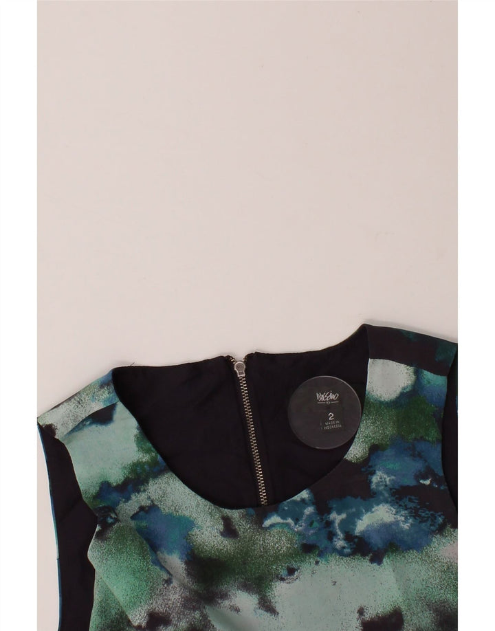 MOSSIMO Womens Sleeveless A-Line Dress US 2 XS Multicoloured Tie Dye Vintage Mossimo and Second-Hand Mossimo from Messina Hembry 