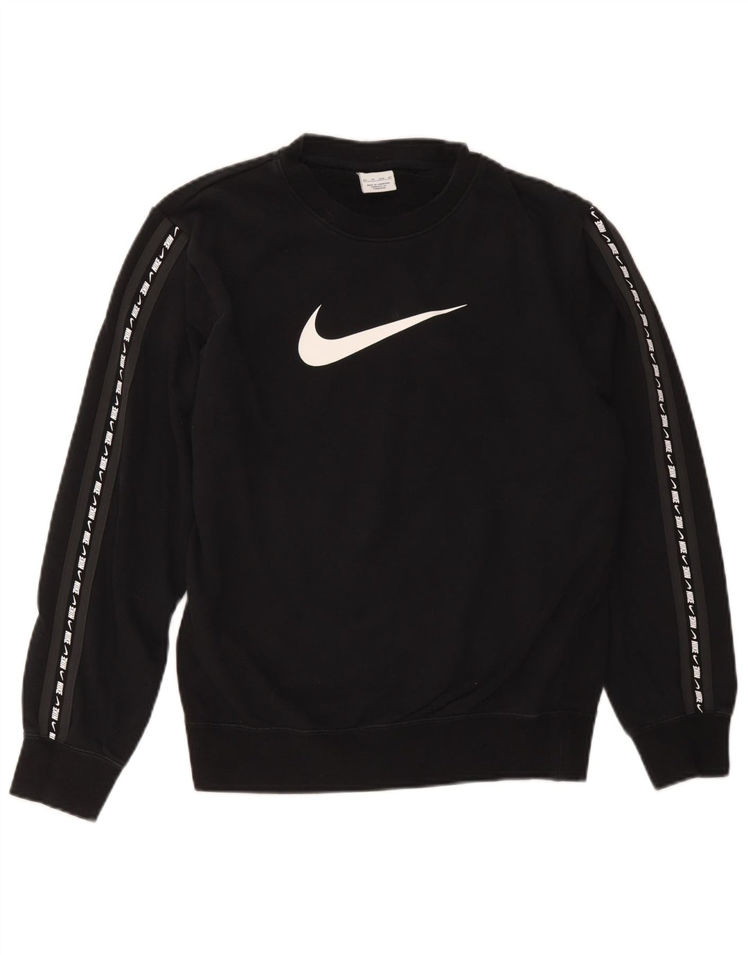 Felpa con grafica Nike da uomo XS in cotone nero