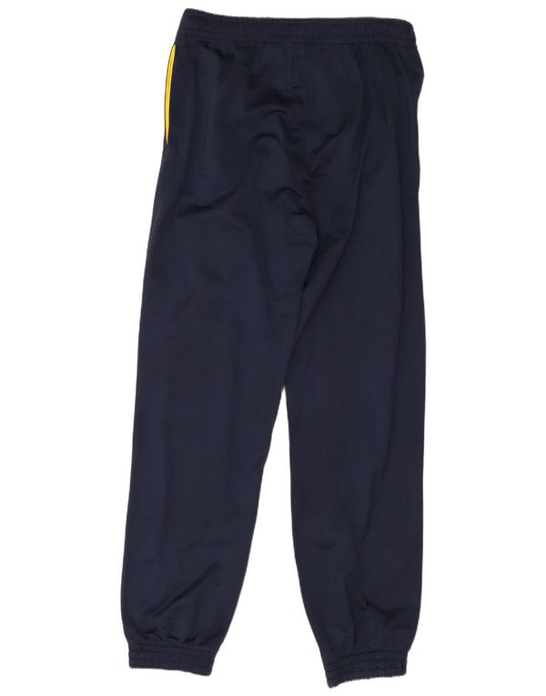 Pantaloni da tuta con grafica Kappa da uomo Joggers medio poliestere blu navy