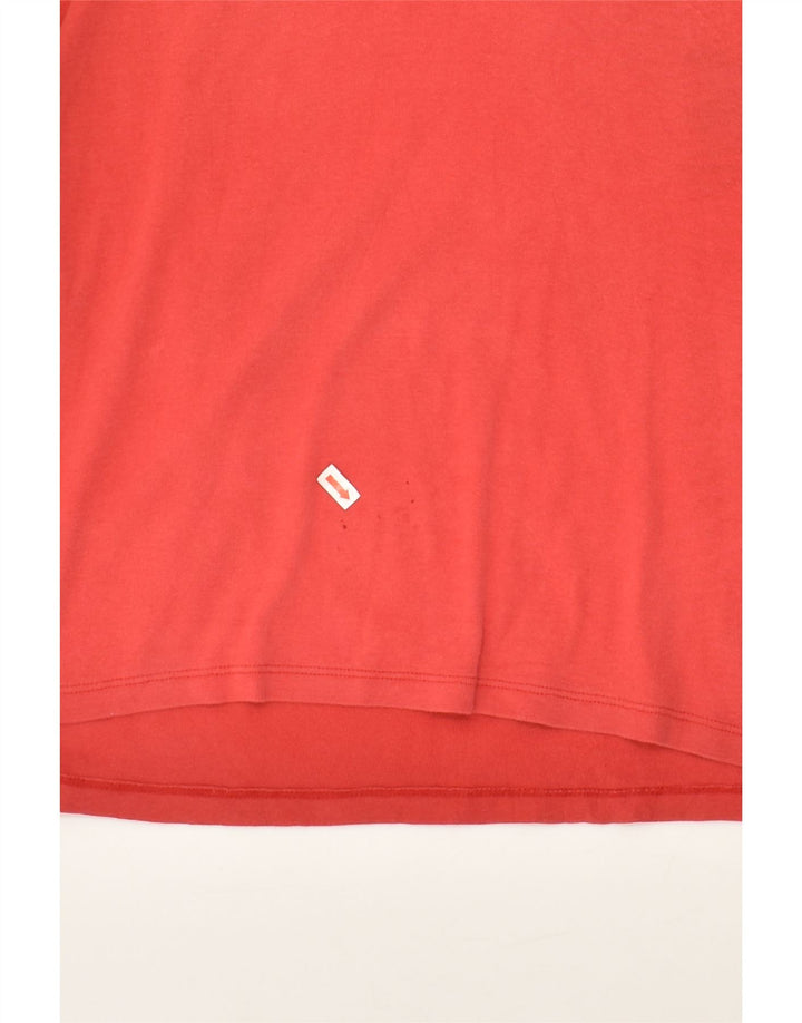 TOMMY HILFIGER Womens Tall Polo Shirt UK 18 XL Red Cotton | Vintage Tommy Hilfiger | Thrift | Second-Hand Tommy Hilfiger | Used Clothing | Messina Hembry 