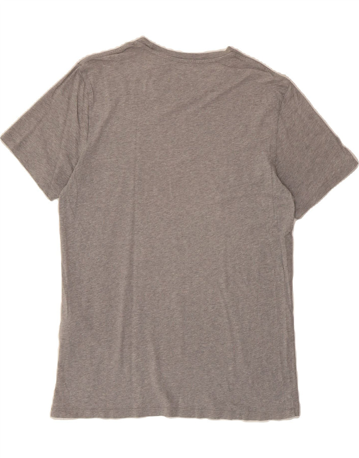 LEVI'S Womens Graphic T-Shirt Top UK 16 Large Grey Cotton Vintage Levi's and Second-Hand Levi's from Messina Hembry 