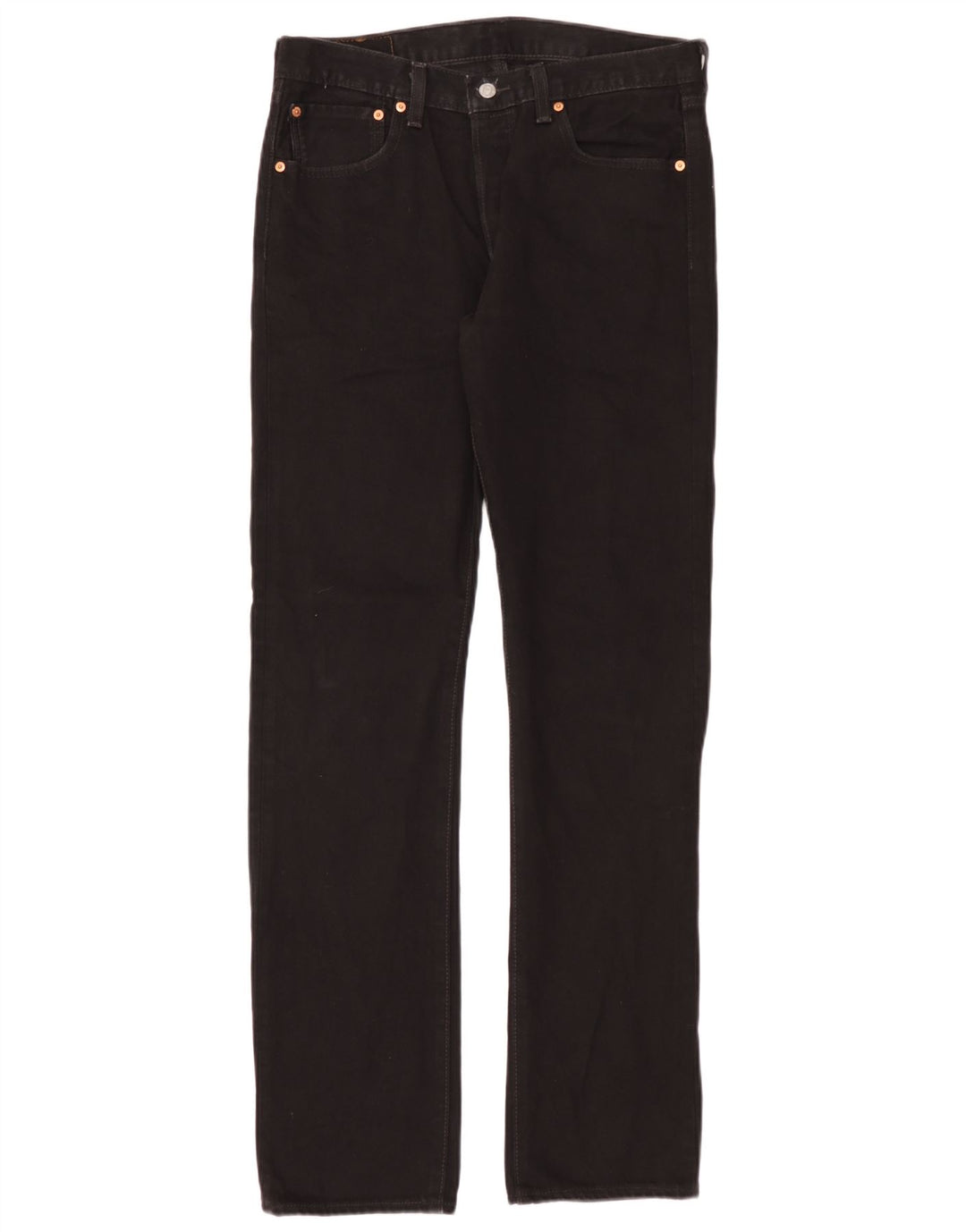 Levi's Uomo 501 Jeans dritti W31 L34 Cotone Nero