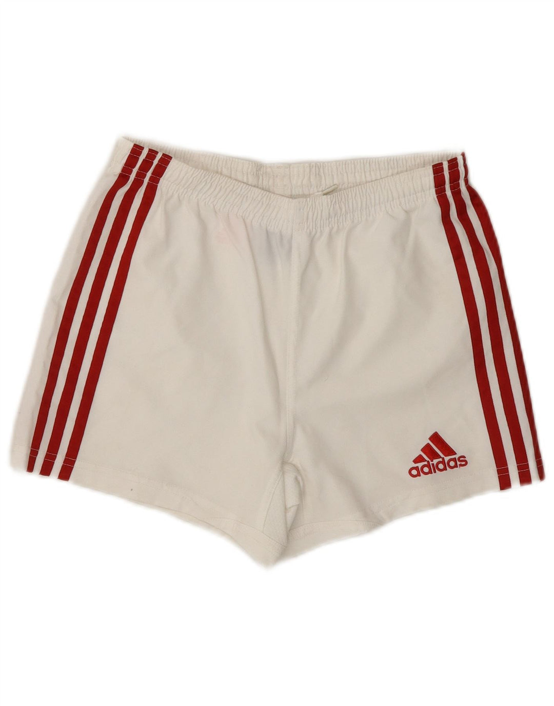 Pantaloncini sportivi Adidas Climacool da ragazzo 9-10 anni in poliestere bianco