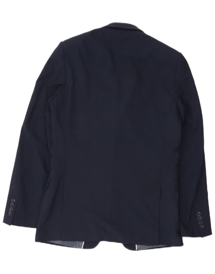 Giacca blazer slim a 2 bottoni Marks & Spencer da uomo UK 38 medio blu navy