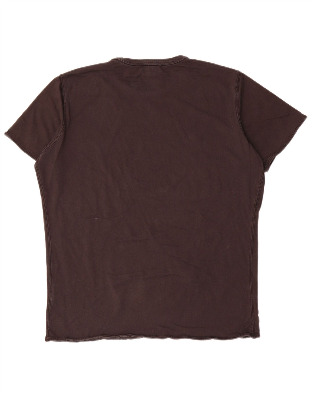 T-shirt grafica da uomo Diesel Top grande in cotone nero