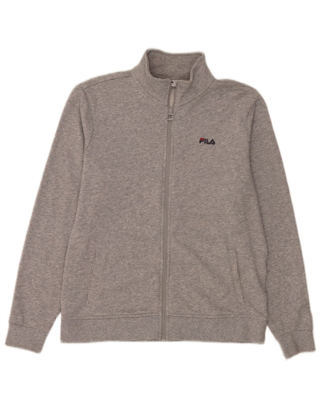 Giacca da ginnastica da donna Fila UK 14 Cotone grigio medio