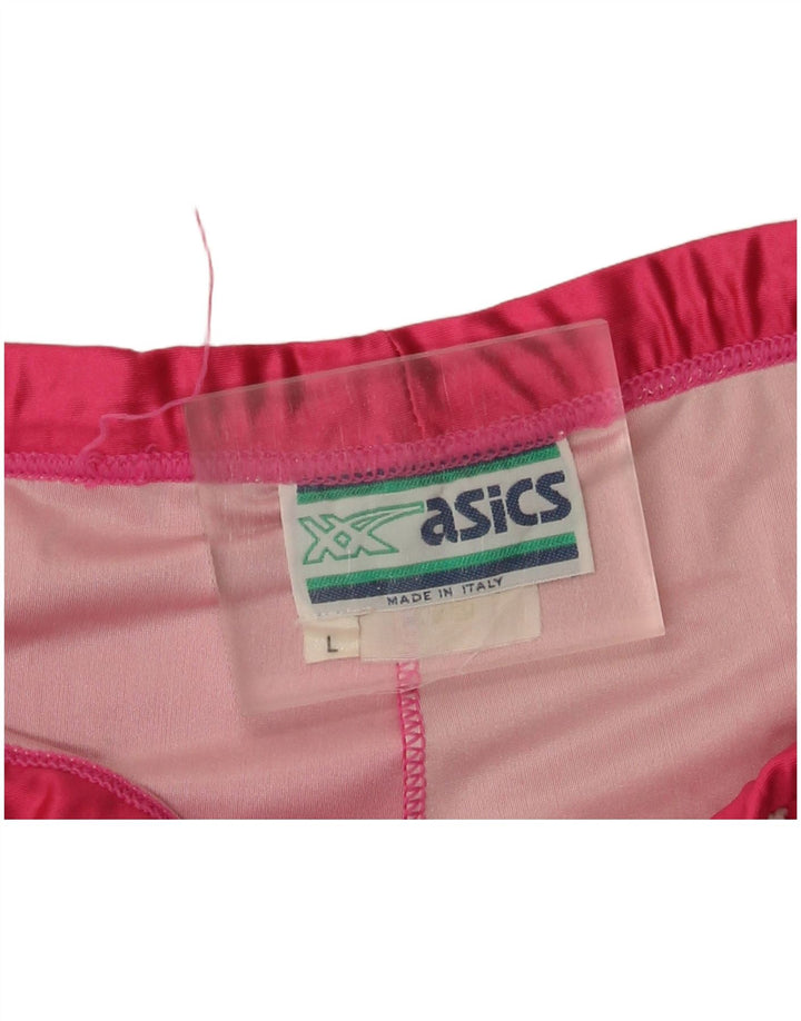Leggings grafici per ragazze Asics 13-14 anni Large Rosa in poliestere