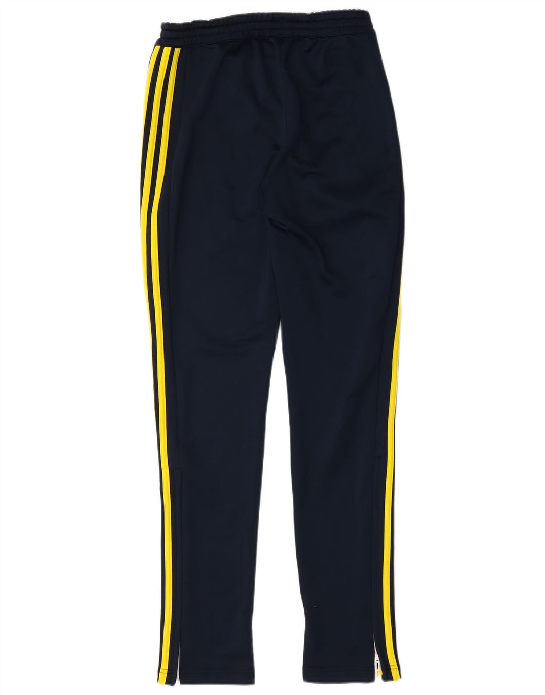 Pantaloni da tuta da uomo Adidas Small in poliestere blu navy