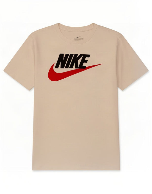 T-shirt grafica da uomo Nike Top Small in cotone bianco