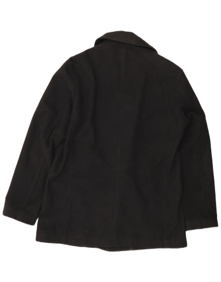 Cappotto da marinaio da uomo Marks & Spencer UK 40 grande poliestere nero