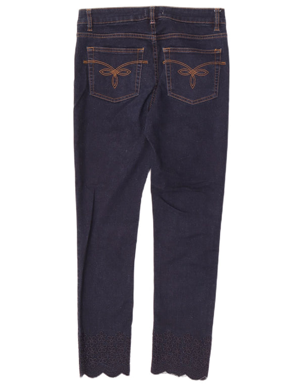 Jeans slim da donna Ted Baker W28 L26 blu navy floreale