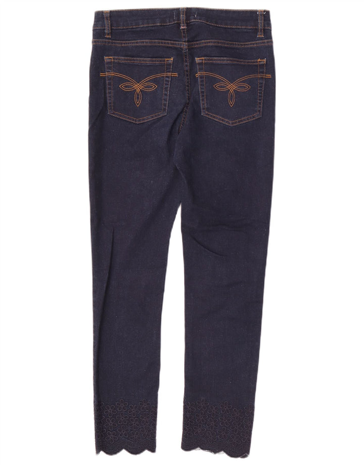 Jeans slim da donna Ted Baker W28 L26 blu navy floreale