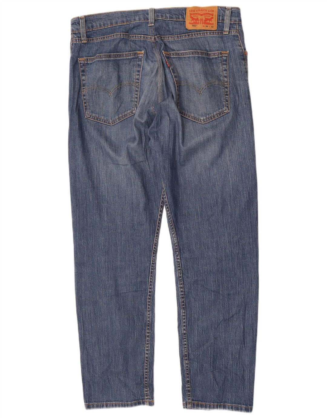 Levi's Uomo 502 Jeans affusolati W36 L32 Cotone blu