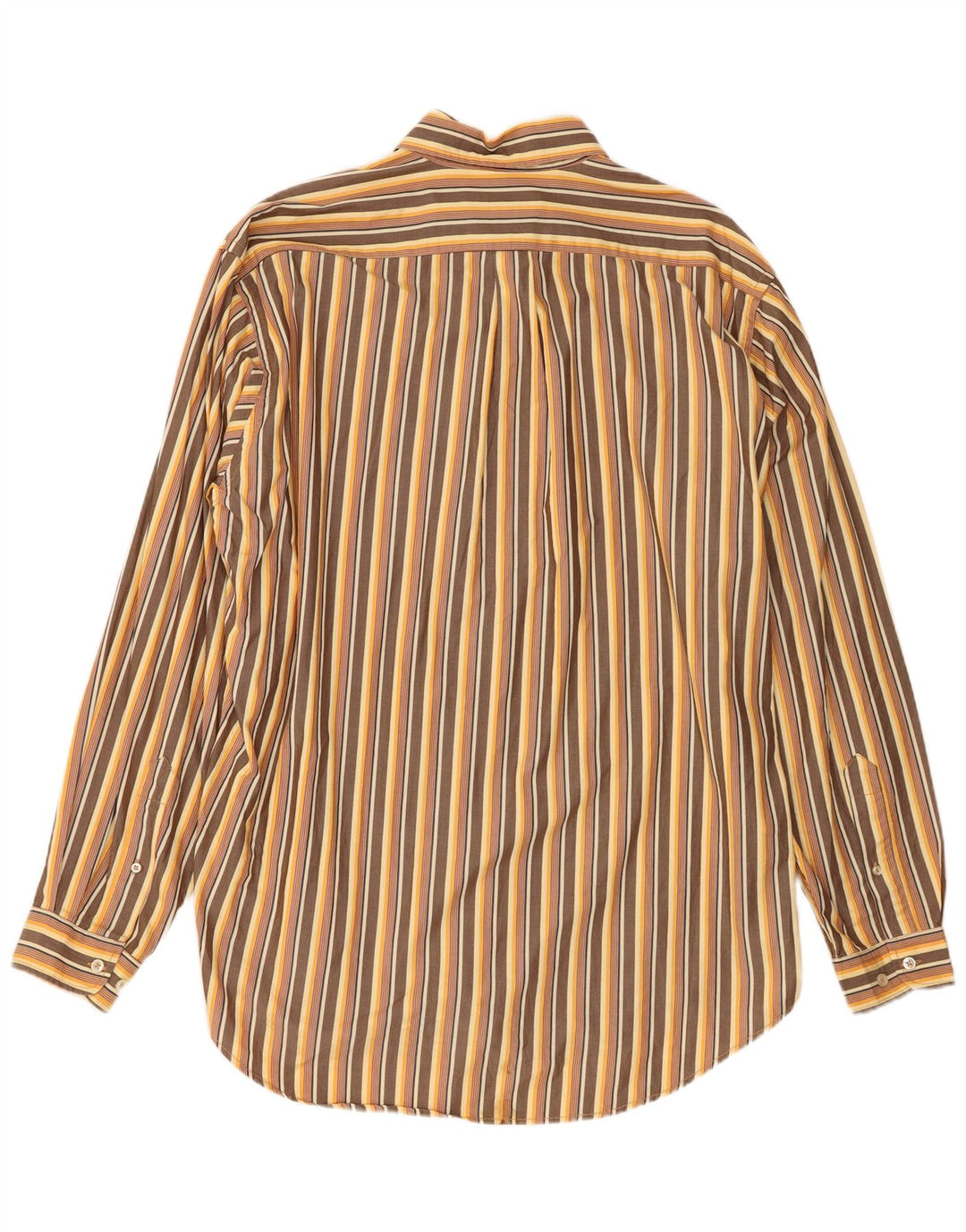 Camicia da uomo Regular Fit Marlboro Classics XL in cotone a righe marroni