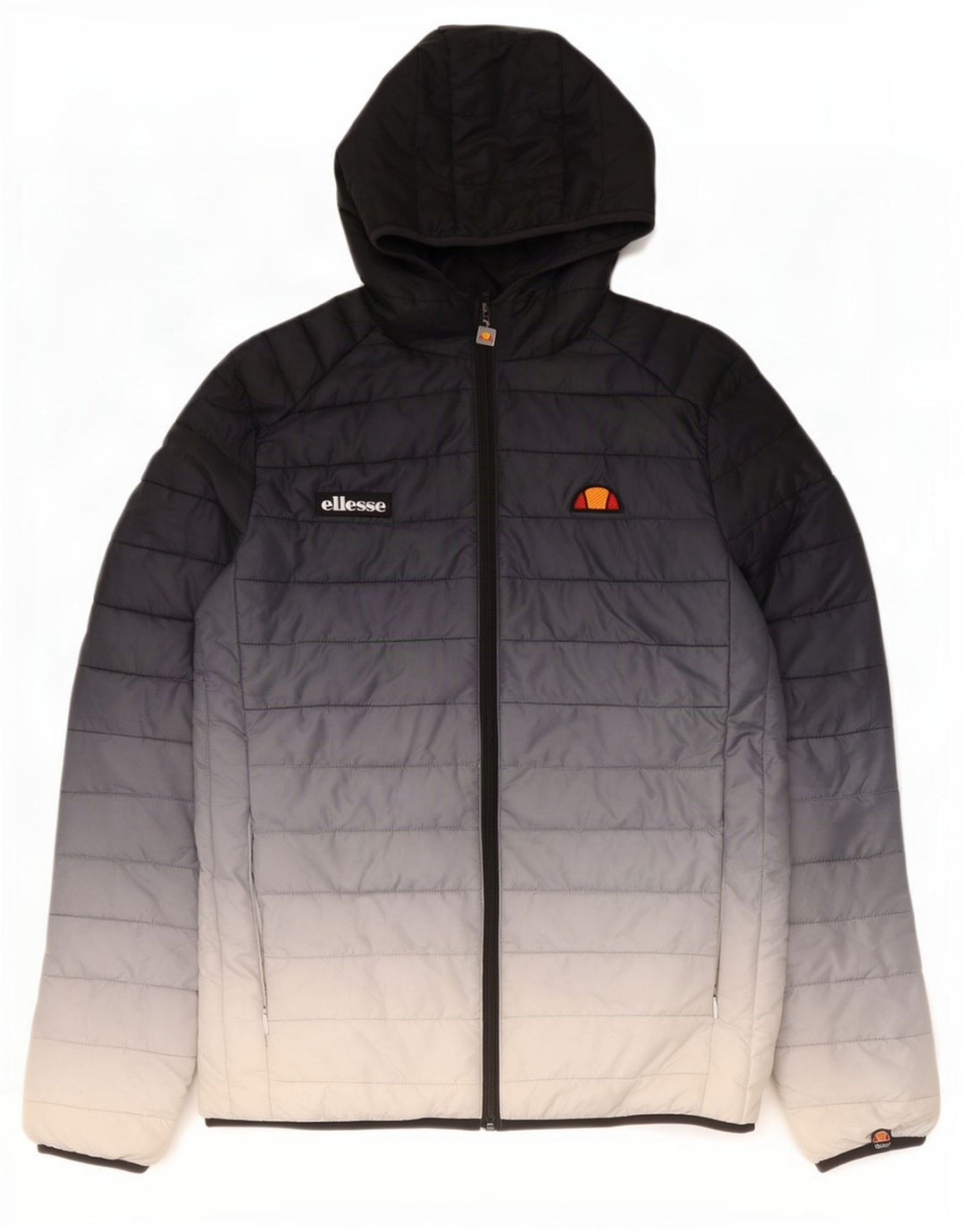 Giacca imbottita con cappuccio da donna Ellesse UK 14 Medium Blu Navy Colourblock