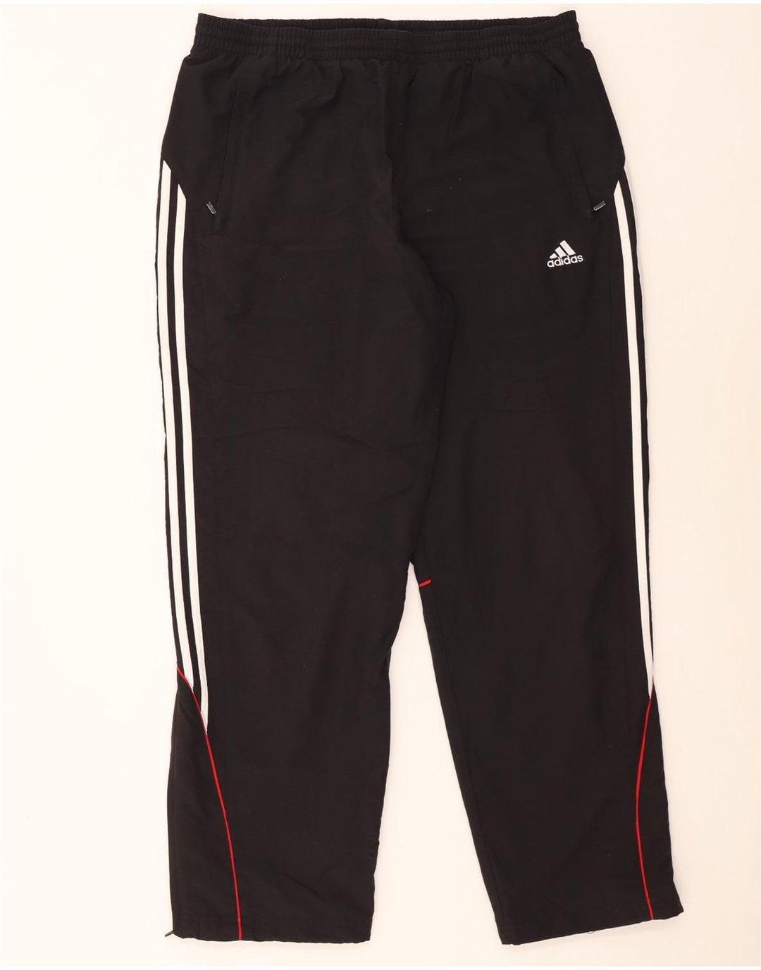 Pantaloni da tuta da uomo Adidas UK 46/48 XL Poliestere nero
