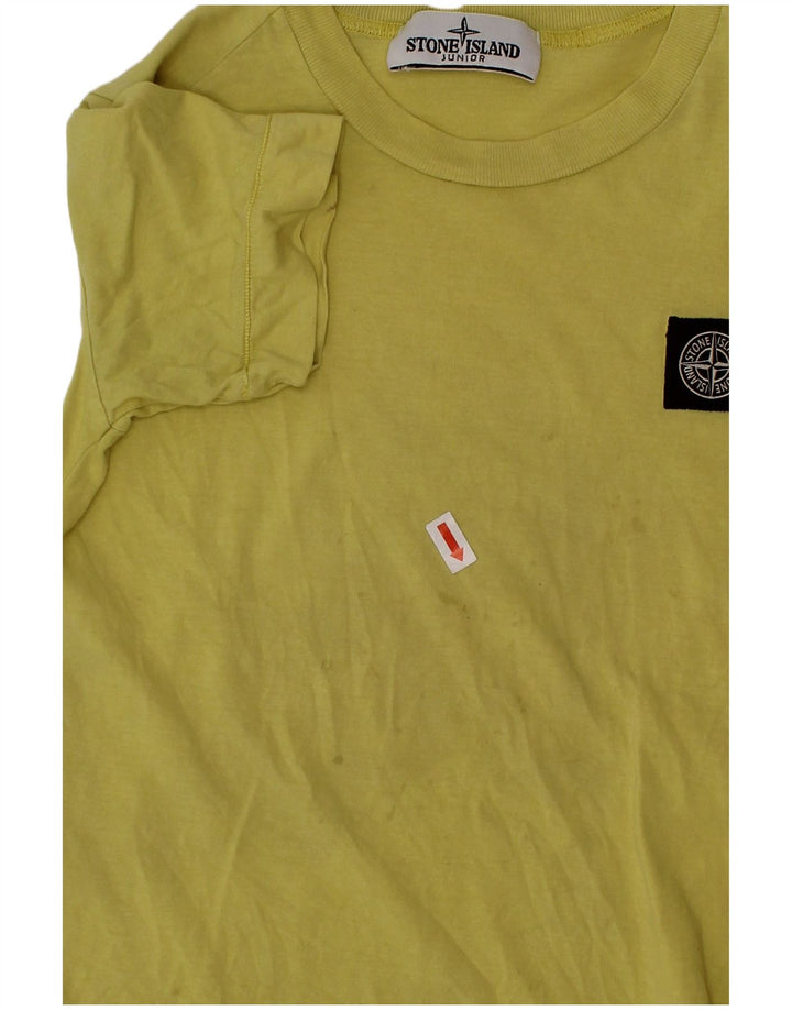 STONE ISLAND T-shirt Top Bambino 3-4 Anni Verde