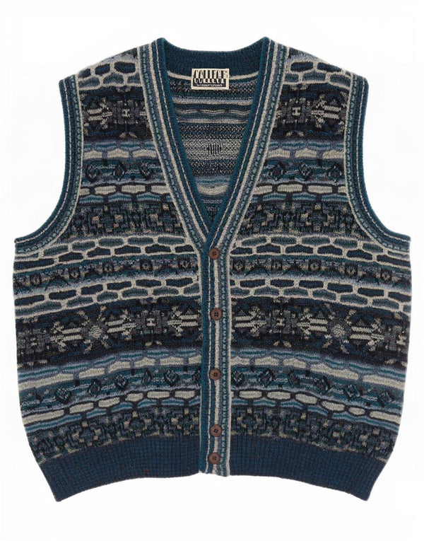 Maglione Cardigan Uomo Marcazzani IT 50 Medio Multicolore Fair Isle