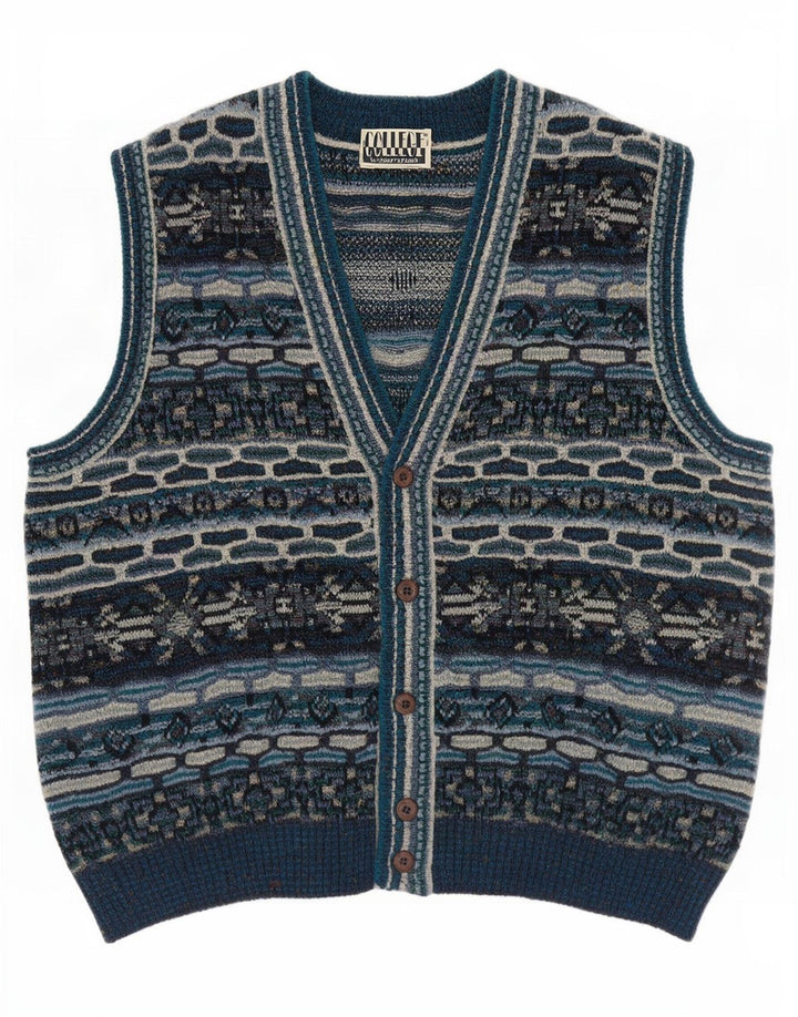 Maglione Cardigan Uomo Marcazzani IT 50 Medio Multicolore Fair Isle