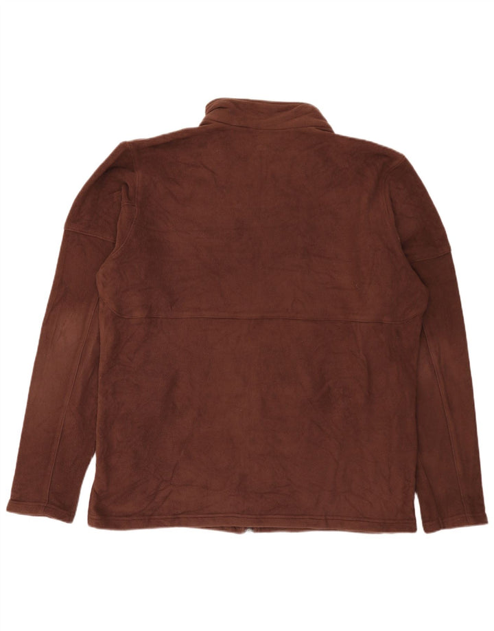 Giacca in pile da uomo Columbia UK 42 XL poliestere marrone