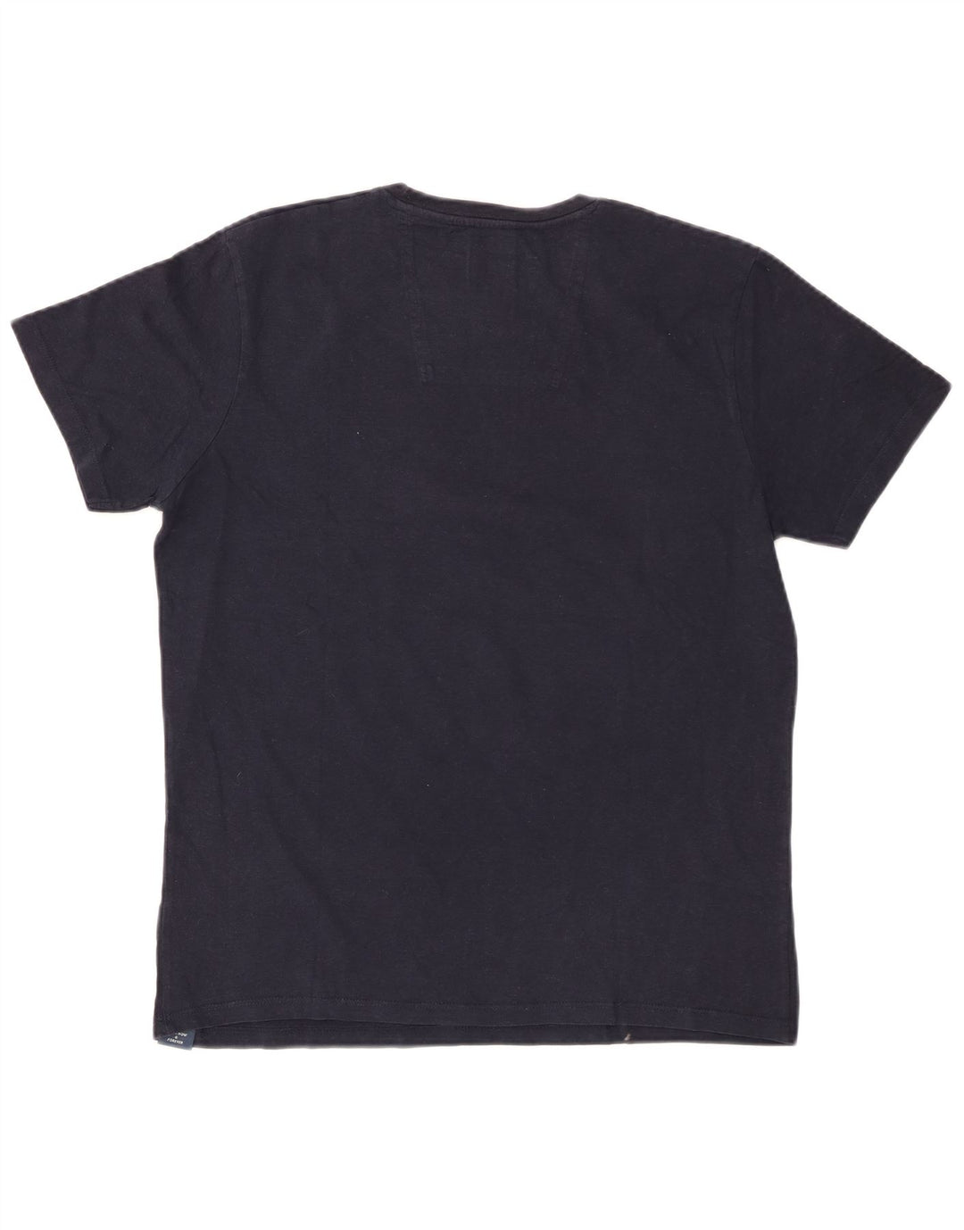 T-shirt grafica da uomo Garcia Top in cotone blu navy medio