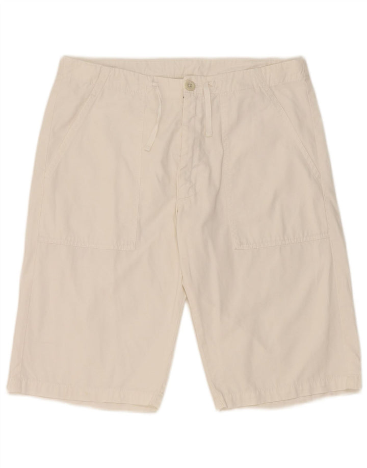 Pantaloncini chino da uomo Belfe W30 cotone bianco medio