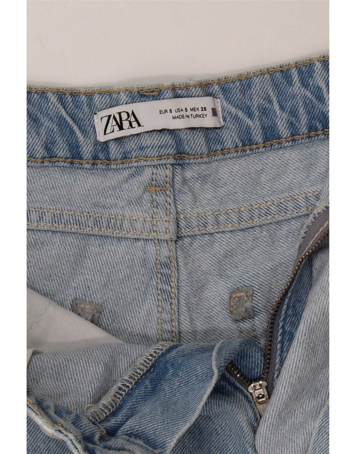 Pantaloncini di jeans Zara da donna piccoli W26 blu