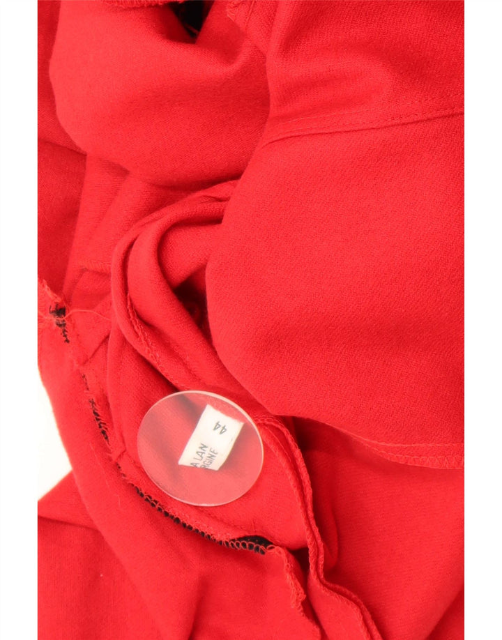 Giacca blazer lunga da donna leggendaria del 1957 IT 44 Colorblock rosso medio