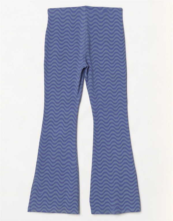 Leggings svasati per ragazze Marks & Spencer 13-14 anni in cotone Chevron blu