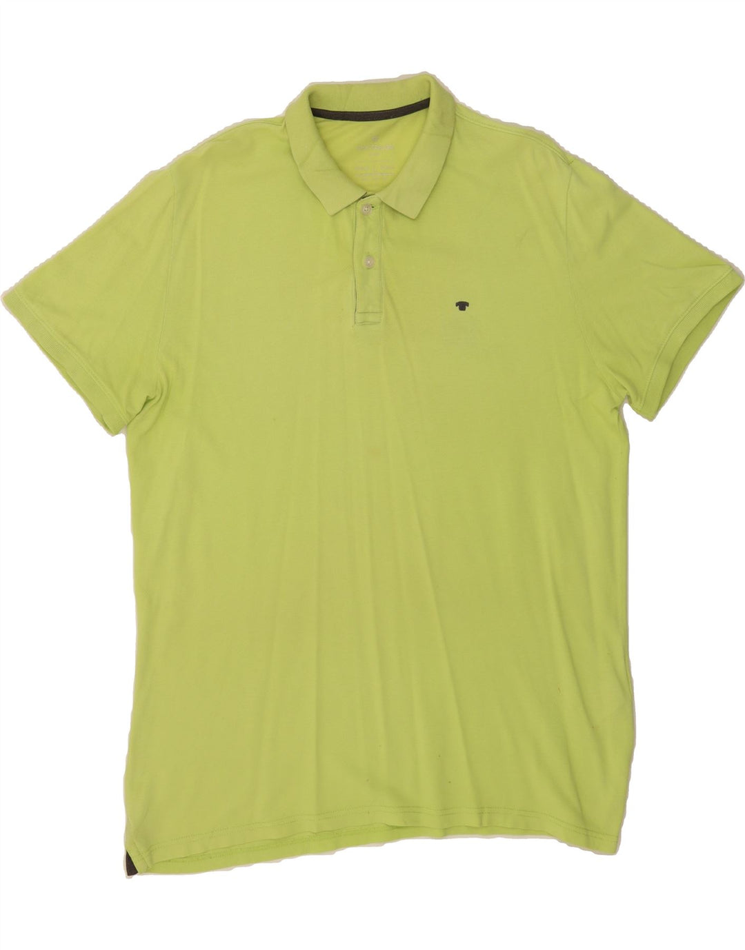 TOM TAILOR Mens Regular Polo Shirt Large Green Cotton Vintage Tom Tailor and Second-Hand Tom Tailor from Messina Hembry 