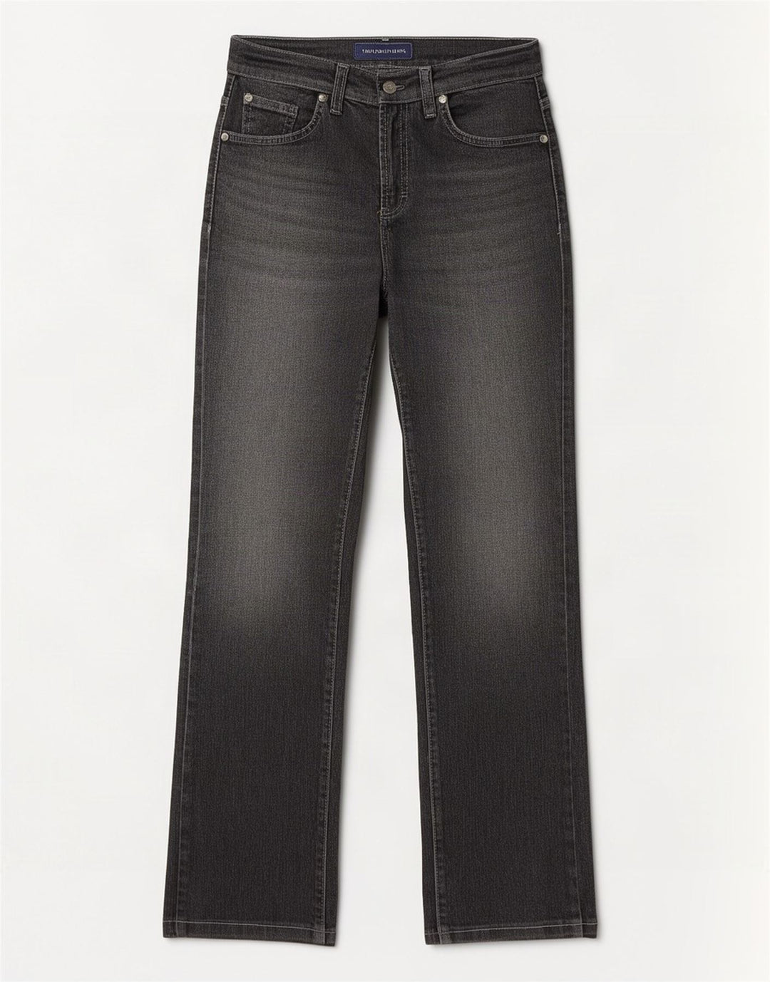 Jeans Dritti Donna Trussardi W28 L30 Cotone Grigio