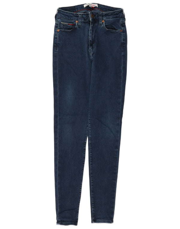 Jeans skinny da donna Tommy Hilfiger W26 L30 cotone blu navy