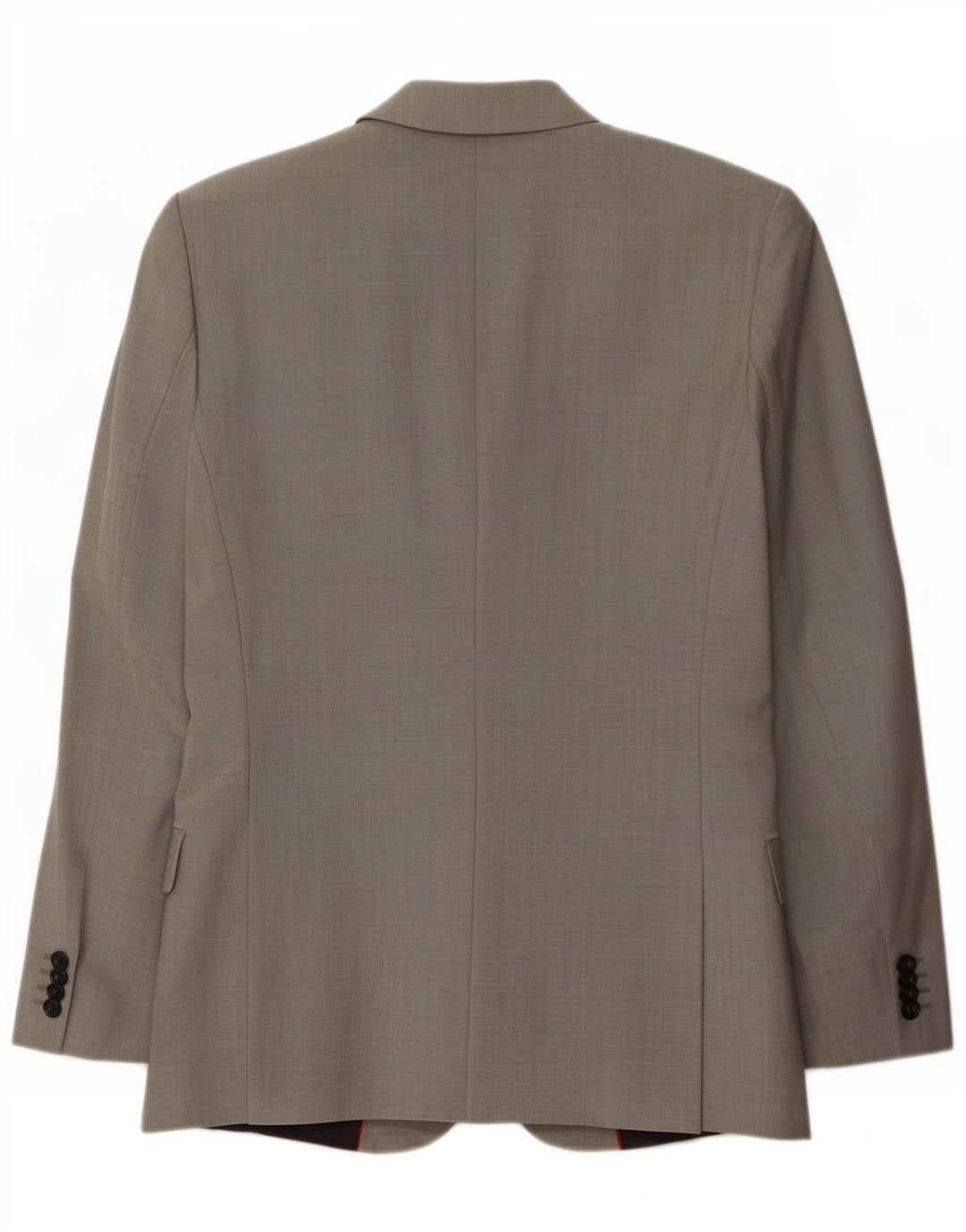 Giacca blazer da uomo a 2 bottoni Hugo Boss EU 46 piccola lana grigia