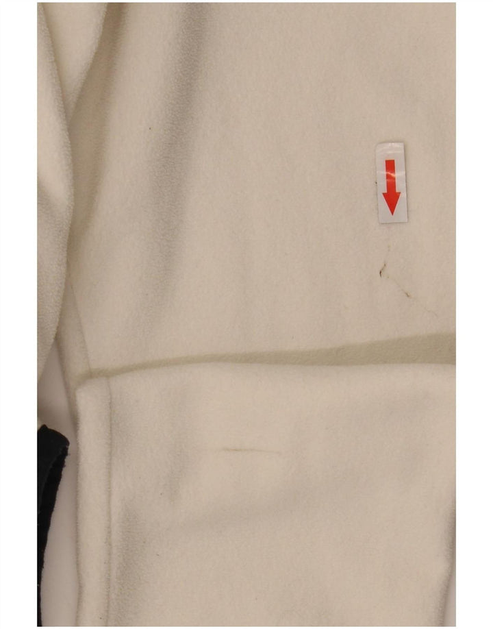 Giacca in pile Adidas Clima 365 da donna UK 14 poliestere bianco medio