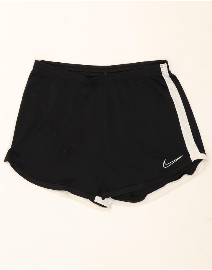 Pantaloncini sportivi Nike Dri Fit da uomo, grandi, in poliestere color block nero