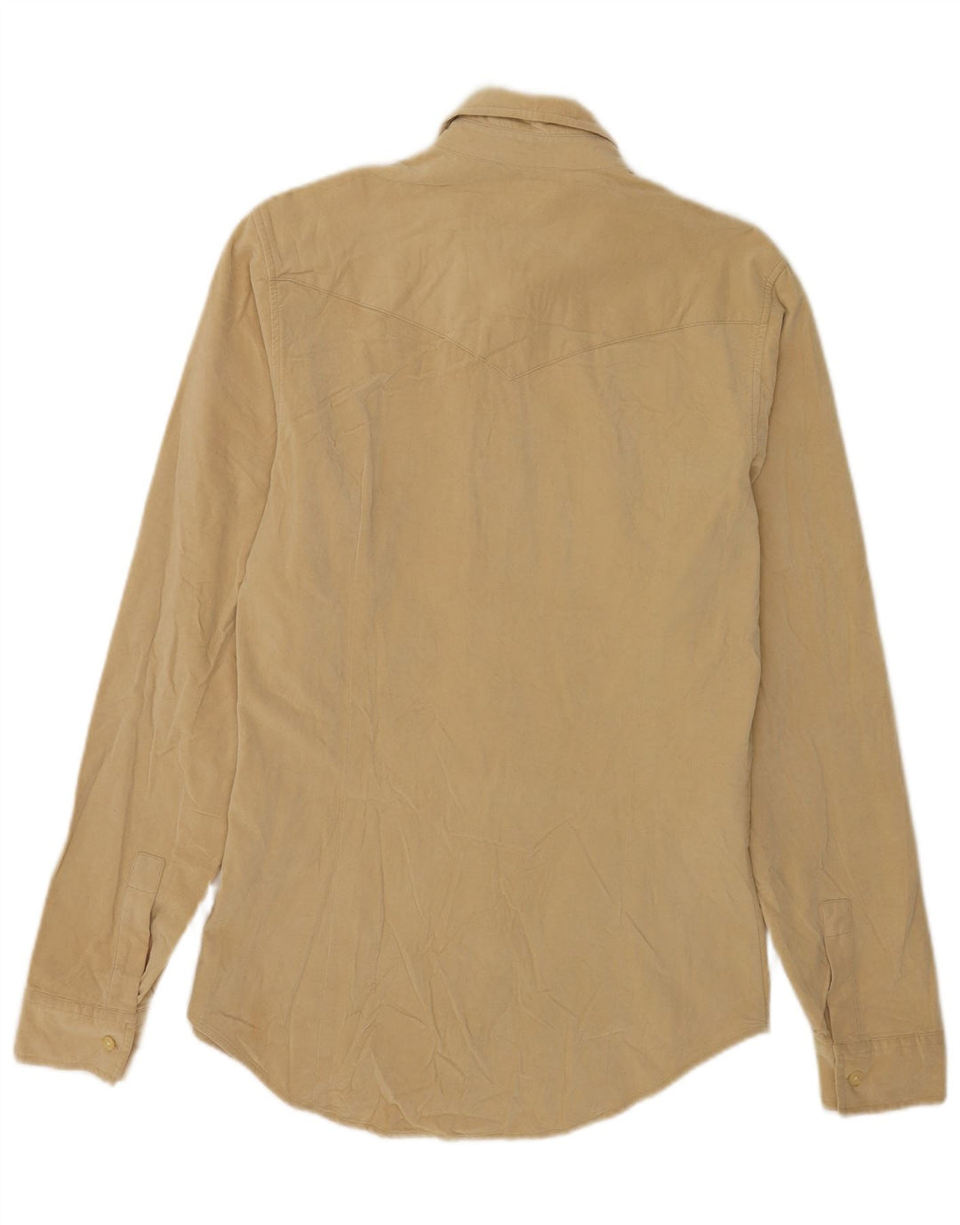 Camicia da uomo Calvin Klein Jeans grande in viscosa beige