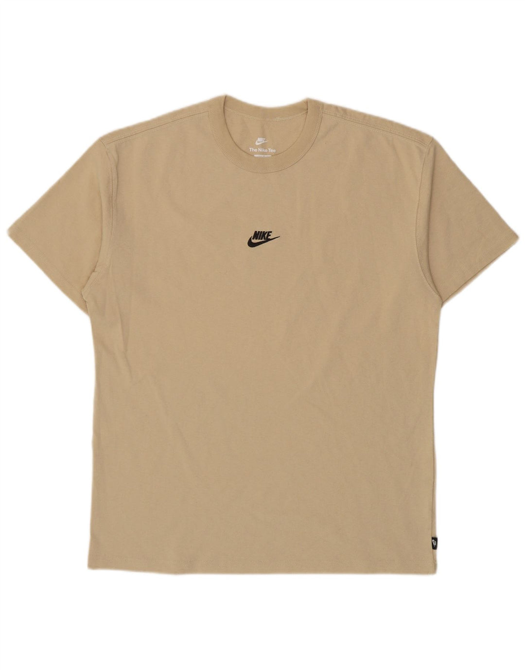 T-shirt Nike da uomo dal taglio ampio, in cotone beige medio