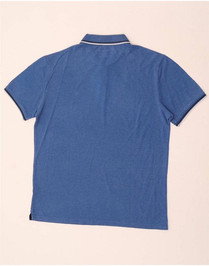 Polo da uomo CHAMPION a righe grandi blu