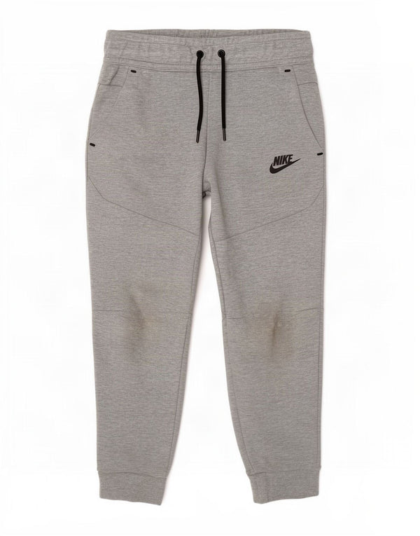 Pantaloni da tuta da ragazzo Nike Joggers 8-9 anni piccoli in cotone chiazzato grigio
