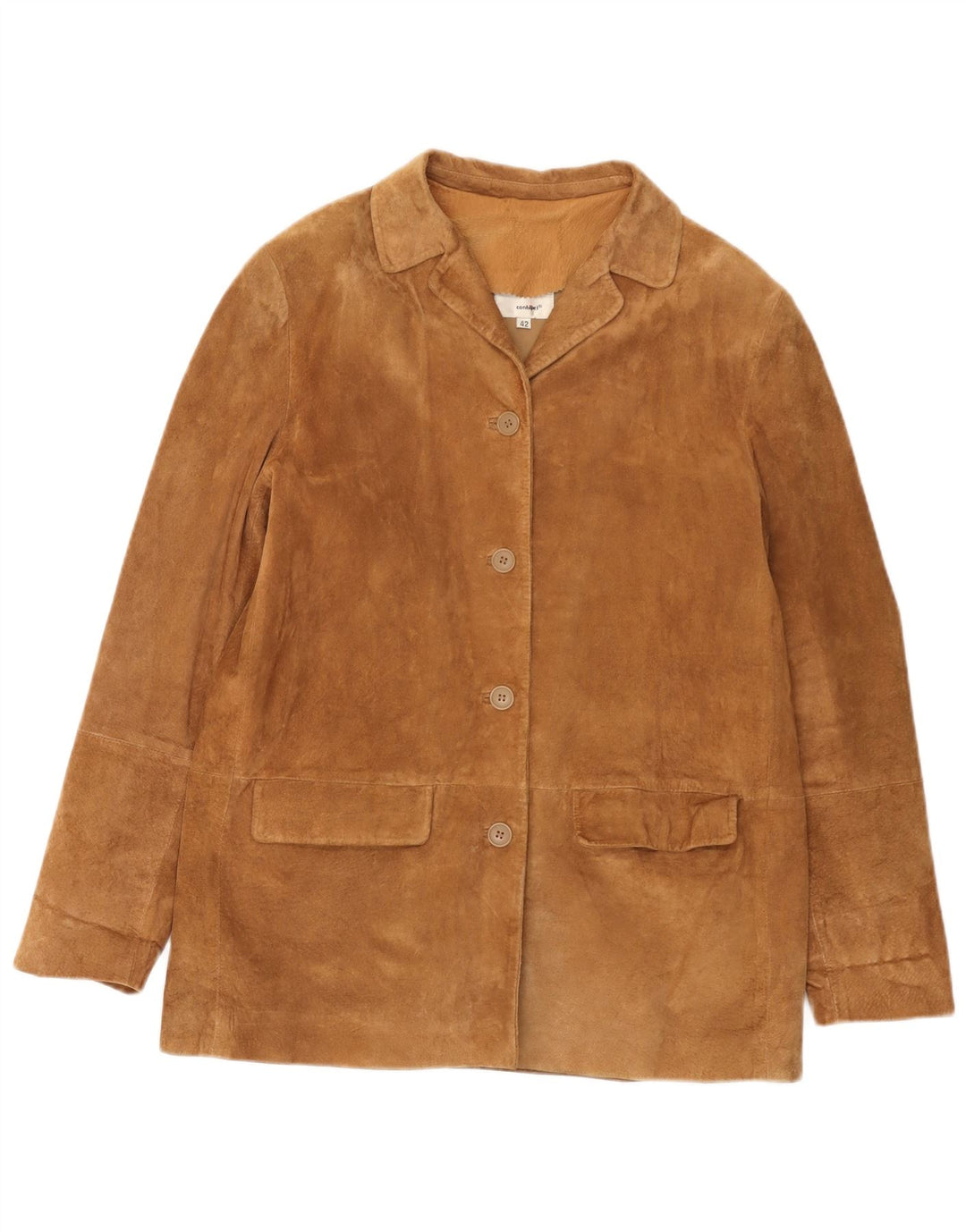 Giacca Donna Conbipel Free Heron Scamosciata IT 42 Pelle Marrone Medio